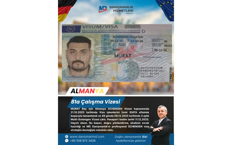 Almanya da Diploma Denklik ve Vize İşlemleri - MD Danışmanlık Hizmetleri Antalya