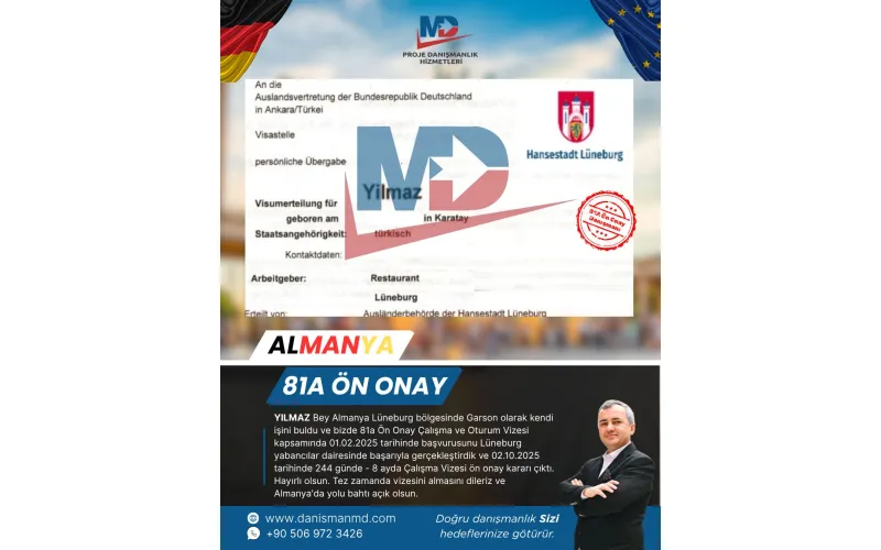 Almanya da Diploma Denklik ve Vize İşlemleri - MD Danışmanlık Hizmetleri Antalya