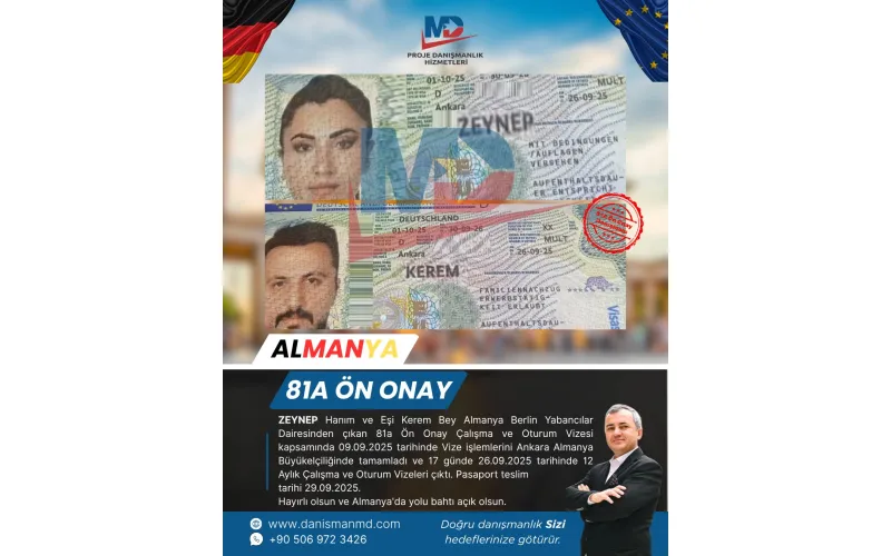 Almanya da Diploma Denklik ve Vize İşlemleri - MD Danışmanlık Hizmetleri Antalya