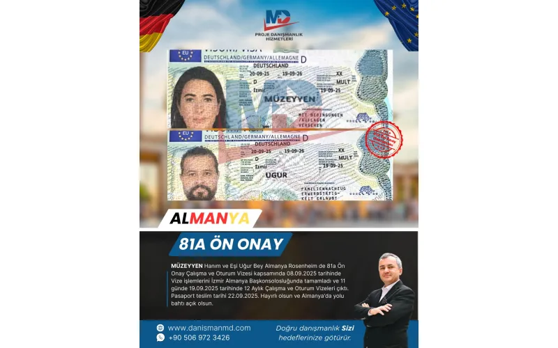 Almanya da Diploma Denklik ve Vize İşlemleri - MD Danışmanlık Hizmetleri Antalya