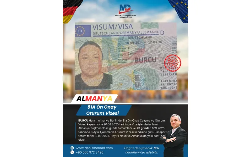 Almanya da Diploma Denklik ve Vize İşlemleri - MD Danışmanlık Hizmetleri Antalya