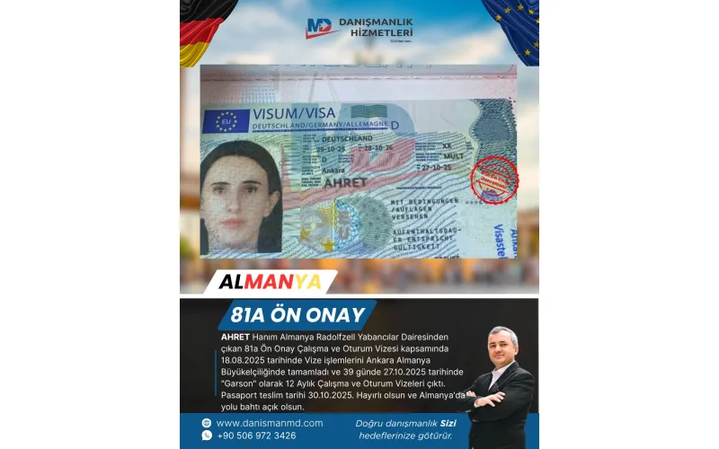 Almanya da Diploma Denklik ve Vize İşlemleri - MD Danışmanlık Hizmetleri Antalya