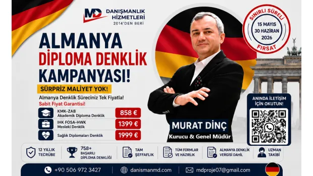 Almanya da Diploma Denklik ve Vize İşlemleri - MD Danışmanlık Hizmetleri Antalya