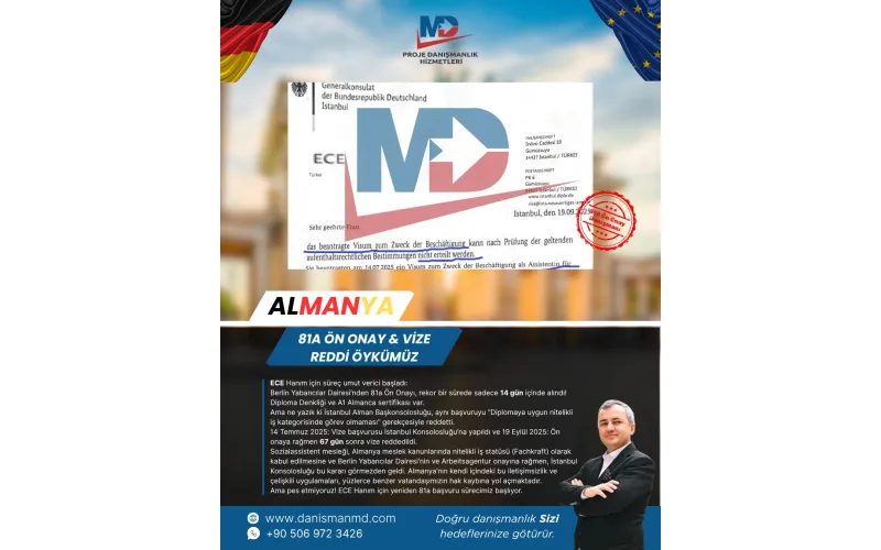 Almanya da Diploma Denklik ve Vize İşlemleri - MD Danışmanlık Hizmetleri Antalya