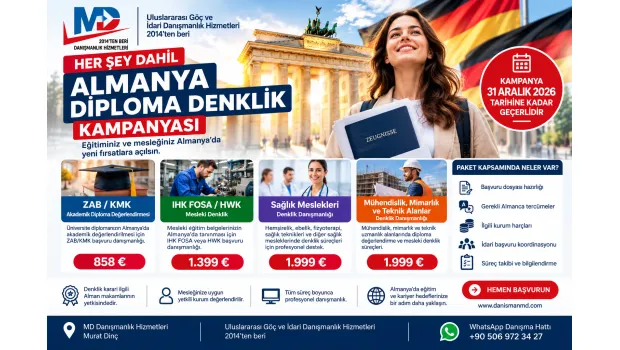 Almanya da Diploma Denklik ve Vize İşlemleri - MD Danışmanlık Hizmetleri Antalya